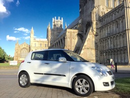 Outside Ely Cathedral