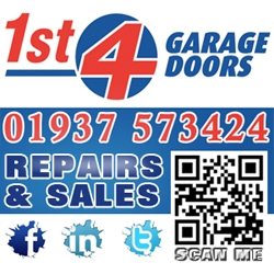 1st 4 Garage Doors - Free call out, repairs from £20.00.