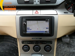 VW Passat Fitted With Pioneer Double Din Sat Nav Unit.