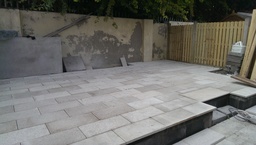 yellow granite paving by Aspects of Landscaping