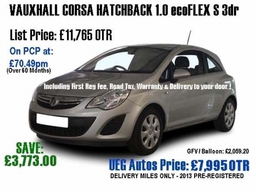 Ueg Autos Vauxhall Corsa Hatchback Red