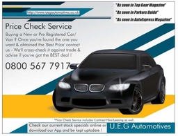 No Obligation Price Check Service from UEG Automotives