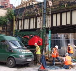 Drilling rig borehole waterwell