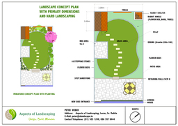 back garden design by Aspects of Landscaping