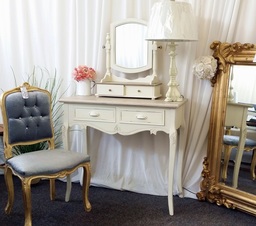 french shabby chic country cream dressing table