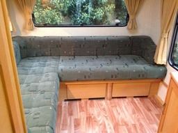 Couples Motorhome lounge.