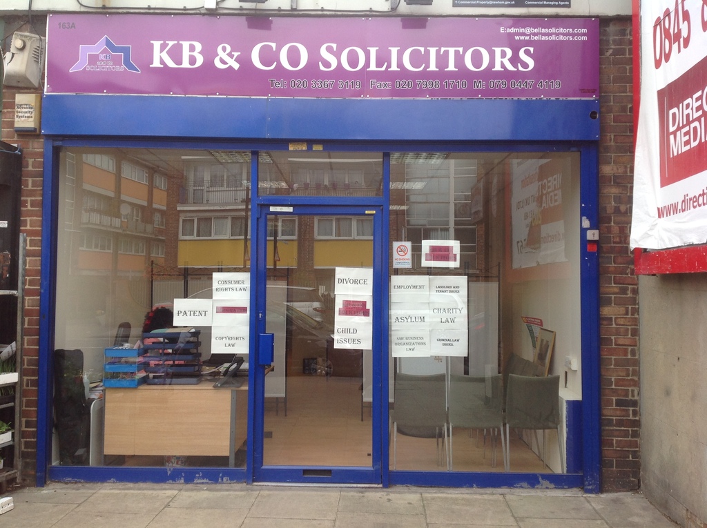 KB & Co Solicitors, 163A Plaistow Road, Stratford, London, Plaistow