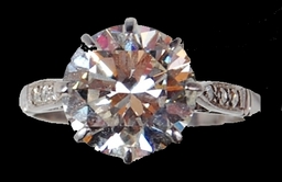 Diamond solitaire ring £12200
