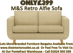 M&S Alfie Retro Style Sofa - Only £399