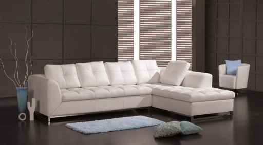 Ice Collection Leather Corner Sofa Suite