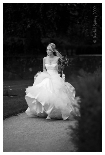 Bride photographed in Warwickshire