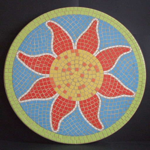 Mosaic table- private commission for Surestart Childrens Centre