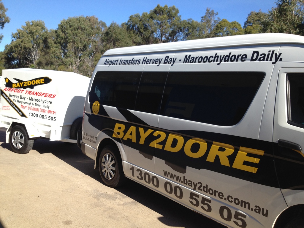 Hervey Bay Airport Bay2Dore Shuttle Service Maryborough Road, Sunshine Acres, QLD, 4655 Hervey Bay Airport Bay2Dore Shuttle Service Maryborough Road, Sunshine Acres, QLD, 4655