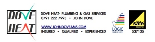 DOVE HEAT Plumbing and Gas services, Boiler Servicing from ??55