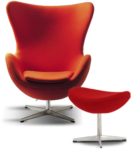 Egg Chair and Stool