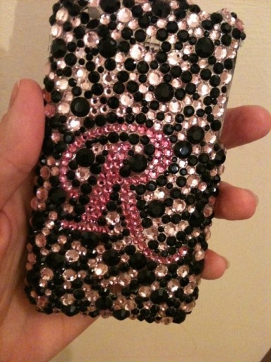 Custom swarovski phone case