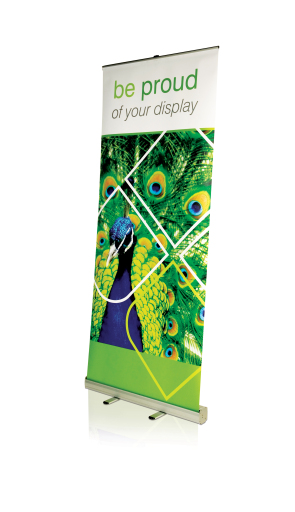Pop up roller banner stands