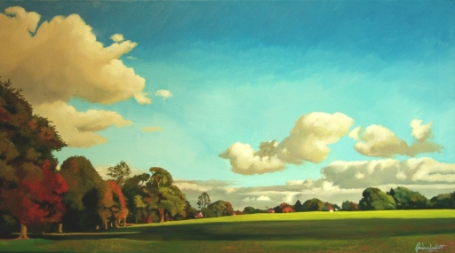 Arcadia Oil on canvas 20" x 36" Retail price ??1500