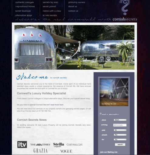 Cornish Secrets Web Project