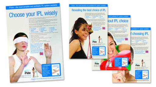 iPulse IPL trade advertisements in Beauty press