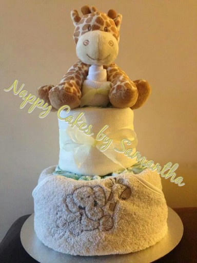 Two tier Giraffe cake