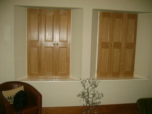 Bespoke Oak Shutters