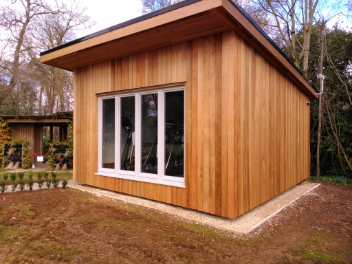 Garden Studio / gym, Cedar Cladding