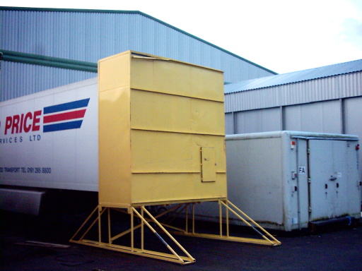 Environment Noise - Food industry freezer trailer - Acoustic Hood