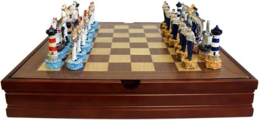 Large selection of wooden chess sets