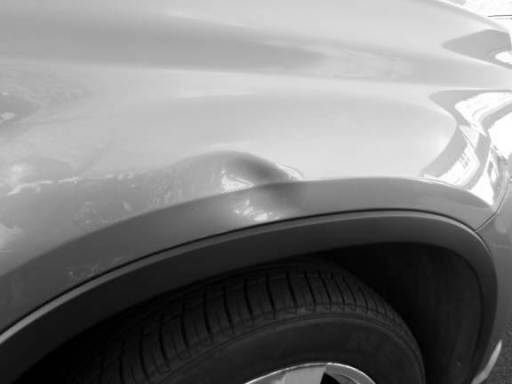 Typical Front Wing Dent