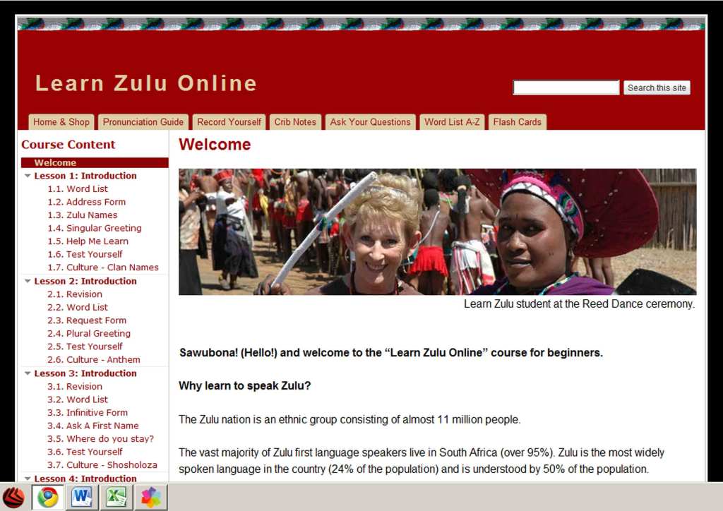 Learnzulu Zulu Online Course and Classes