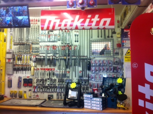 front desk and hand tools