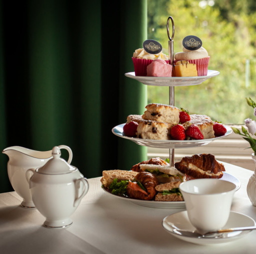Printed cupcake toppers used for Afternoon Tea