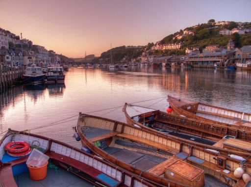 Sunset at Looe by Rosie Spooner
