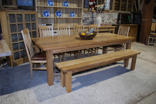 Solid English OAK table with bench
