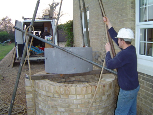 Well Reinstatement lowering concrete rings