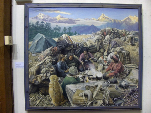 Himalayan Caravan oil painting on canvas