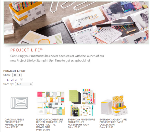 Project Life Stampin' Up! scrapbooking Stampin' up! demonstrator creating art with heart