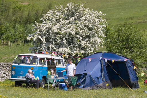 VW campervan Bluebell