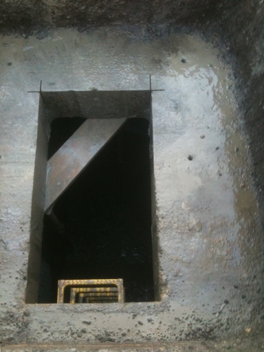 Track saw cut opening