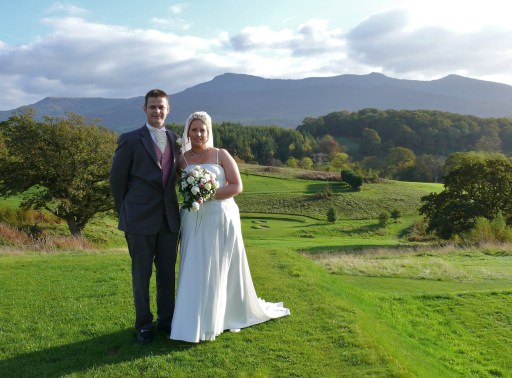 Bethan &amp; Clive at Dolgellau golf club