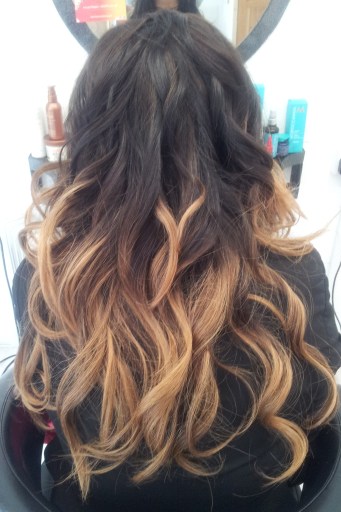 20 inch Dip-Dyed Remy Human Hair
