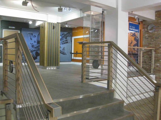 SHOP FIT TWICKENHAM CUSTOM OAK HANDRAIL