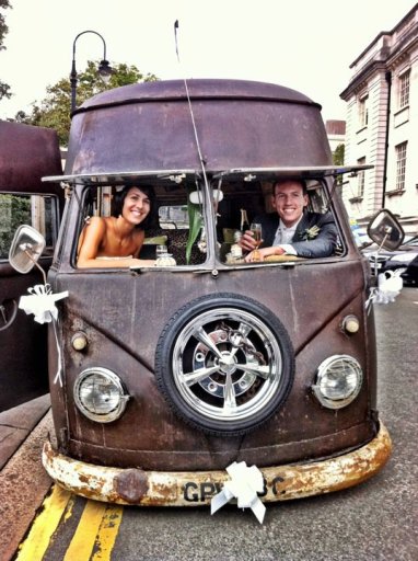 Vintage VW Weddings world famous The Rustbus