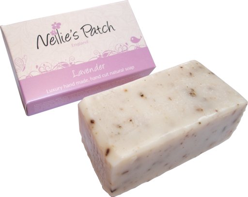 Hand made, natural soap, without palm oil, with essential oils and our own lavender