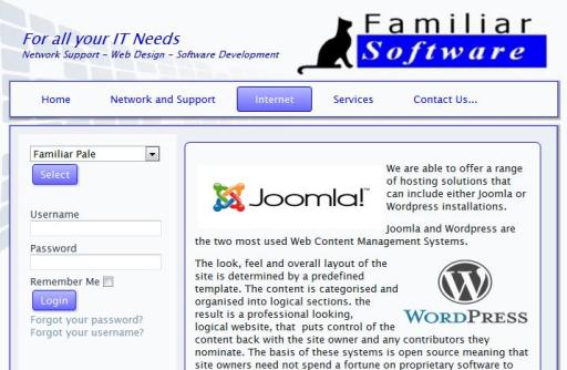 Joomla Templates designed to your requirements