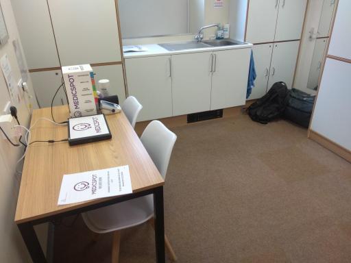 Burnley doctors consulting room
