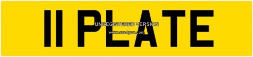 Personalised Private Registration Number Plates