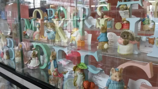 enesco Peter Rabbit Letters
