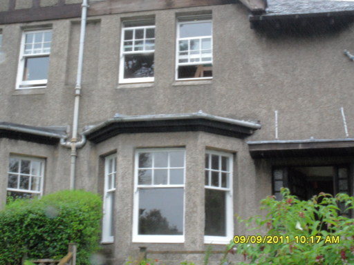 bearsden changed sills and fitted draught seals in the sash windows